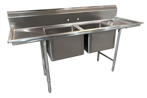Advance Tabco 9-82-40-18RL 78 1/2" Compartment Sink