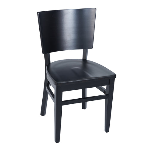 BFM Seating ZWC304BL GR4 17 1/4" Dining Chair