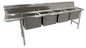 Advance Tabco 9-84-80-18L 110 7/8" Compartment Sink