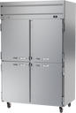 Beverage-Air HFS2HC-1HS 52" 2 Section Solid Door Reach-In Freezer