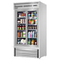 Everest EMGR33-SS 39 3/8" 2 Section Refrigerated Merchandiser