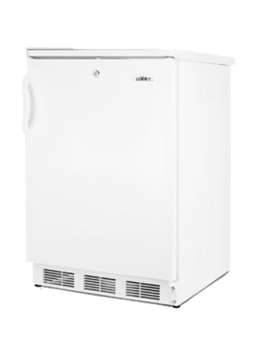 Summit FF7LW 23 5/8" Solid Door Undercounter Refrigerator
