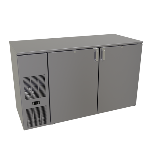 Glastender CP1FB60 60" Solid Door Back Bar Cooler