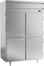Beverage-Air PR2HC-1AHS 52 1/8" 2 Section Solid Door Reach-In Refrigerator