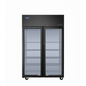 Atosa PLUS-F2B-GD-S-PT 53" 2 Section Glass Door Pass-Thru Refrigerator