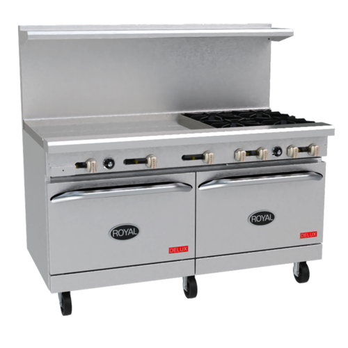 Royal Range RDR-6RG24-CC 60" Gas Restaurant Range