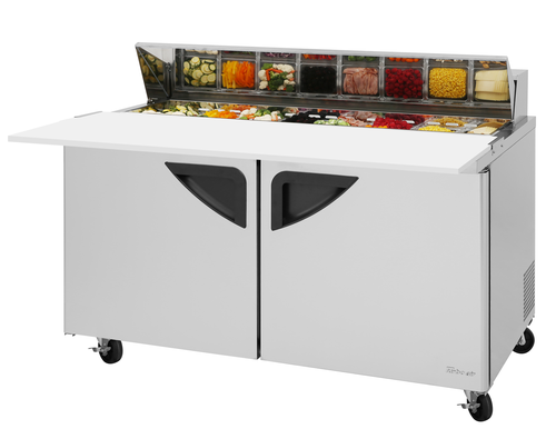 Turbo Air TST-60SD-16-N 60 1/4" 2 Doors 16 Pan Sandwich / Salad Prep Table