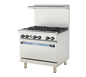 Turbo Air TAR-6 36" 6 Burner Gas Restaurant Range