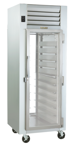 Traulsen RHT132NP-FHG 26 3/8" 1 Section Glass Door Pass-Thru Refrigerator