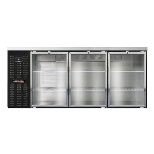 Continental Refrigerator BB79SNGD 79" Solid Door Back Bar Cooler