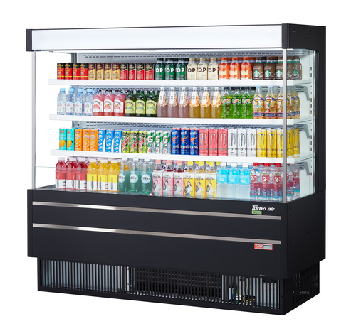 Turbo Air TOM-60MSEW(B)-N 64" Open Air Merchandiser