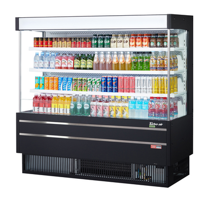 Turbo Air TOM-60MSEW(B)-N 64" Open Air Merchandiser