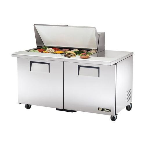 True TSSU-60-18M-B-HC 60 3/8" 2 Doors 18 Pan Mega Top Sandwich / Salad Prep Table