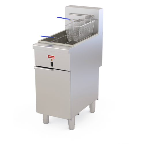 Omcan 48554 16" 50 lb Electric Floor Fryer