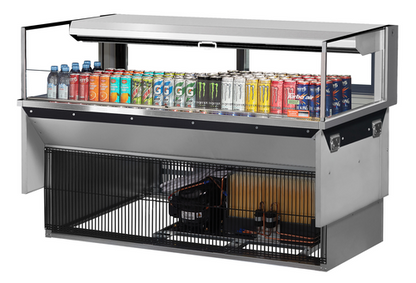 Turbo Air TOM-60L-UFD-S-1SI-N 59 7/8" Refrigerated Display Case