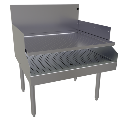 Glastender RDBB-30S 30" Underbar Drainboard