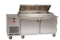 Utility Refrigerator PPR-60-2S-D-EM 54" Pizza Prep Table