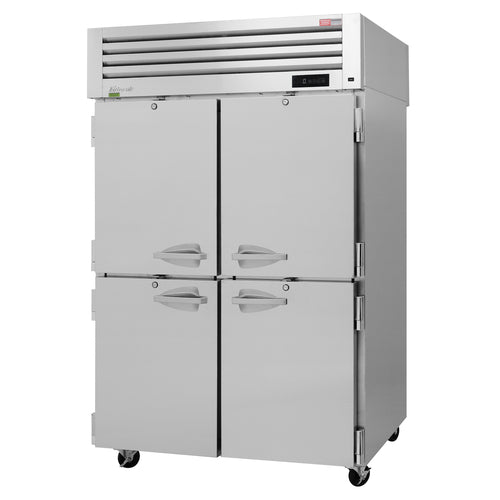 Turbo Air PRO-50-4F-N 51 3/4" 2 Section Solid Door Reach-In Freezer