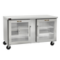 Traulsen CLUC-60R-GD-RR 60 1/4" Glass Door Undercounter Refrigerator