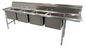 Advance Tabco 9-64-72-36R 120 7/8" Compartment Sink