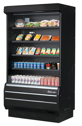 Turbo Air TOM-40B-SP(-A)-N 39" Open Air Merchandiser