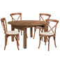Flash Furniture XA-FARM-20-GG 59 3/4" Dining Set