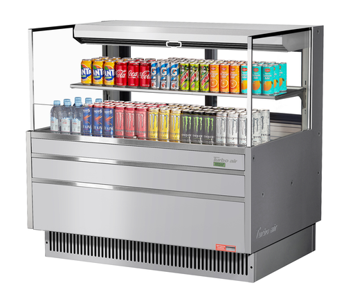 Turbo Air TOM-48L-UFD-S-2S-N 46 3/4" Open Air Merchandiser