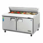 Everest EPBNWR2 59 1/8" 2 Doors 16 Pan Sandwich / Salad Prep Table