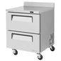 Turbo Air TWR-28SD-D2-N 27 1/2" 2 Drawer Worktop Refrigerator