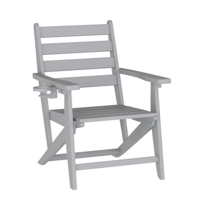 Flash Furniture LE-HMP-2037-10-GRY-GG 50 1/4" Patio Lounge Seating
