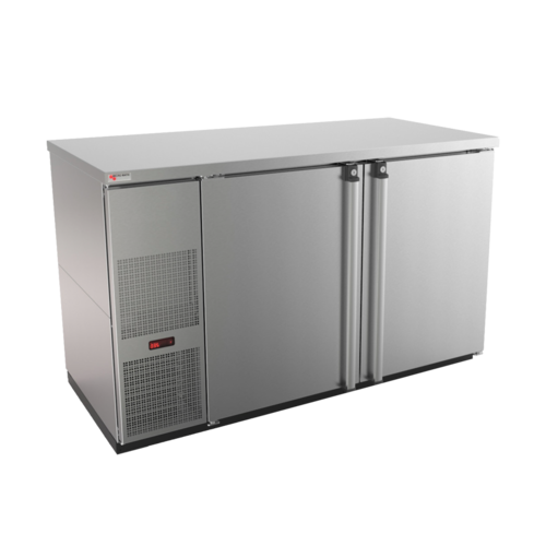 Micro Matic MBB58S-E 59 1/2" Solid Door Back Bar Cooler