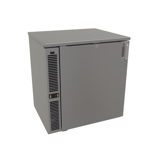 Glastender C1SL28 28" Solid Door Back Bar Cooler