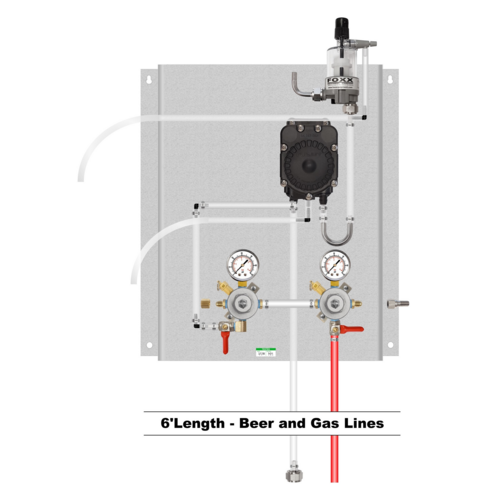 Foxx 03D03770 16" Draft Beer Dispensing Kit
