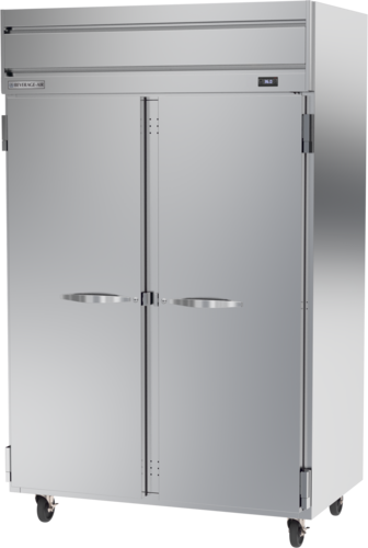 Beverage-Air HRP2HC-1S 52" 2 Section Solid Door Reach-In Refrigerator