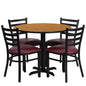 Flash Furniture HDBF1007-GG Dining Set