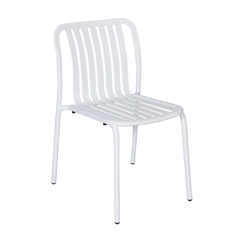 BFM Seating PHKWSC-WH 19 1/2" Patio Chair