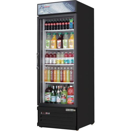 Everest EMGR10B 24" 1 Section Refrigerated Merchandiser