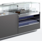 Oscartek GEM R4 COMBI M1 1000 39 1/2" Refrigerated Display Case