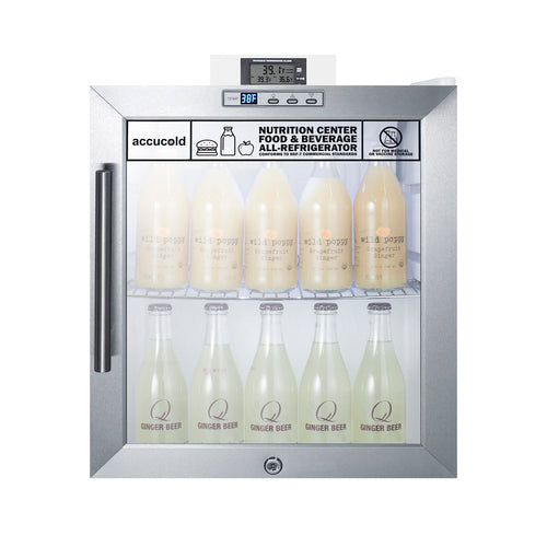 Summit SCR215LNZ 17" Solid Door Undercounter Refrigerator
