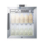 Summit SCR215LNZ 17" Solid Door Undercounter Refrigerator