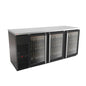 Micro Matic MBB78G-E 80" Glass Door Back Bar Cooler