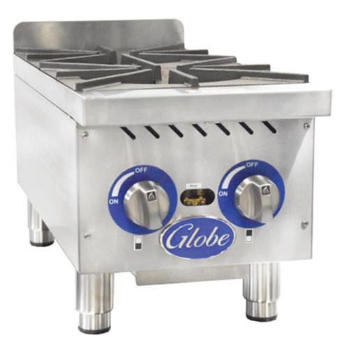 Globe GHP12G 14" Gas Countertop Hot Plate