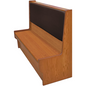 Oak Street SHEP-7242-SGL-WSUB 72" Booth