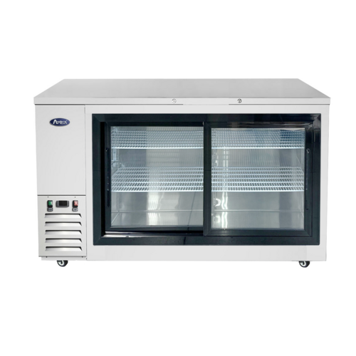 Atosa SBB69SGGRAUS1 68" Glass Door Back Bar Cooler