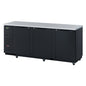 Turbo Air TBB-4SBD-N 90 1/4" Solid Door Back Bar Cooler