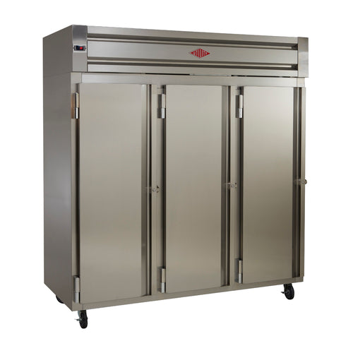 Utility Refrigerator RF-90-SS-6S-N-X 90" Solid Door Reach-In Refrigerator Freezer