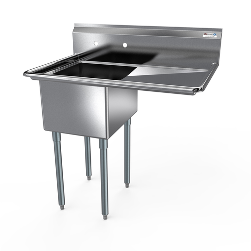 NBR 1SG-242414R24 50 1/2" Compartment Sink