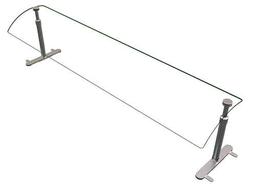 Hatco EP950-72-1 72" Sneeze Guard