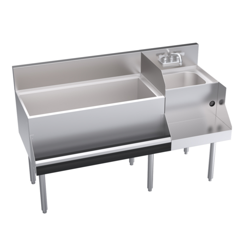 Krowne KR24-W54L-10 54" Underbar Ice Bin / Cocktail Station