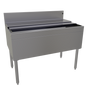 Glastender IBB-42-CP10 42" Underbar Ice Bin / Cocktail Station
